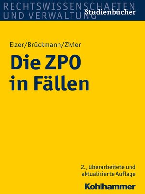 cover image of Die ZPO in Fällen